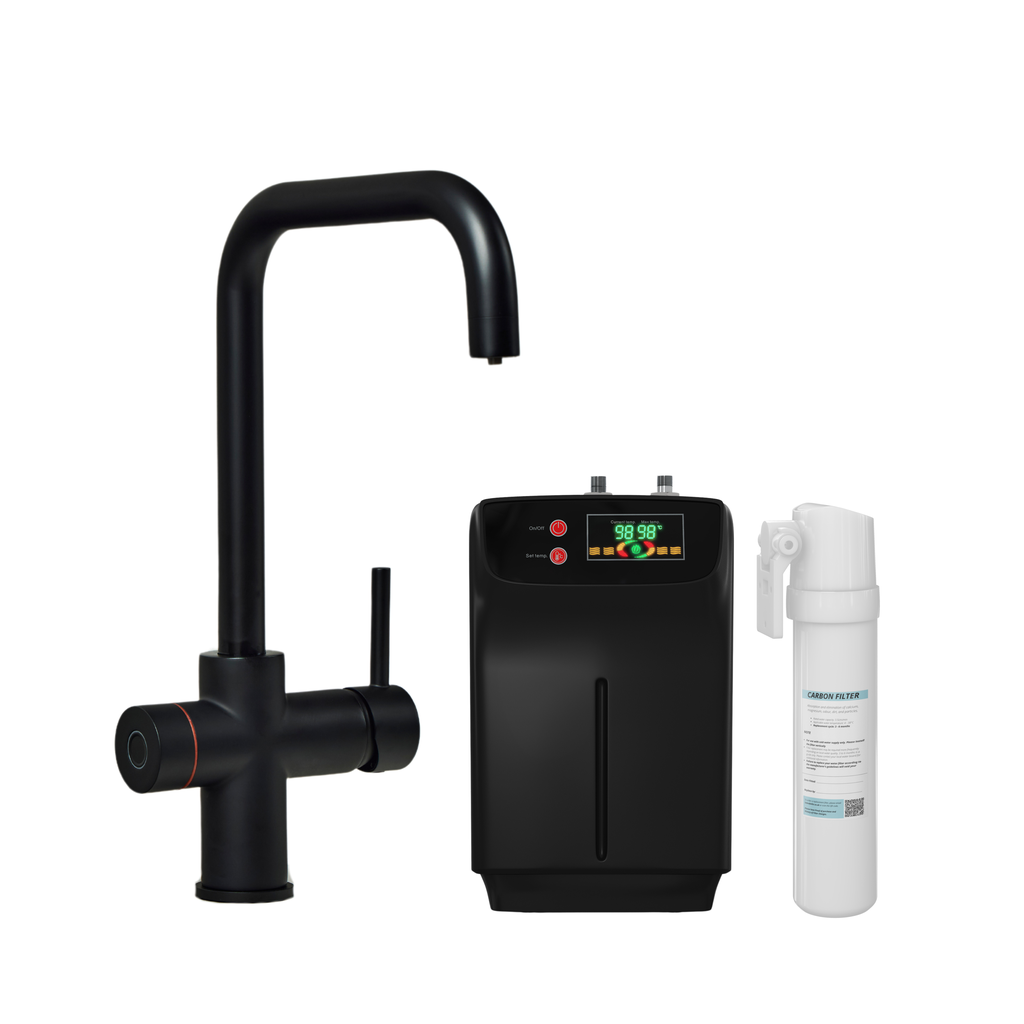 Kettle Flow 4-in-1 Boiling Water Tap – Matt Black Architectural Design