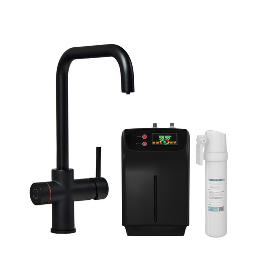 Kettle Flow 4-in-1 Boiling Water Tap – Matt Black Architectural Design