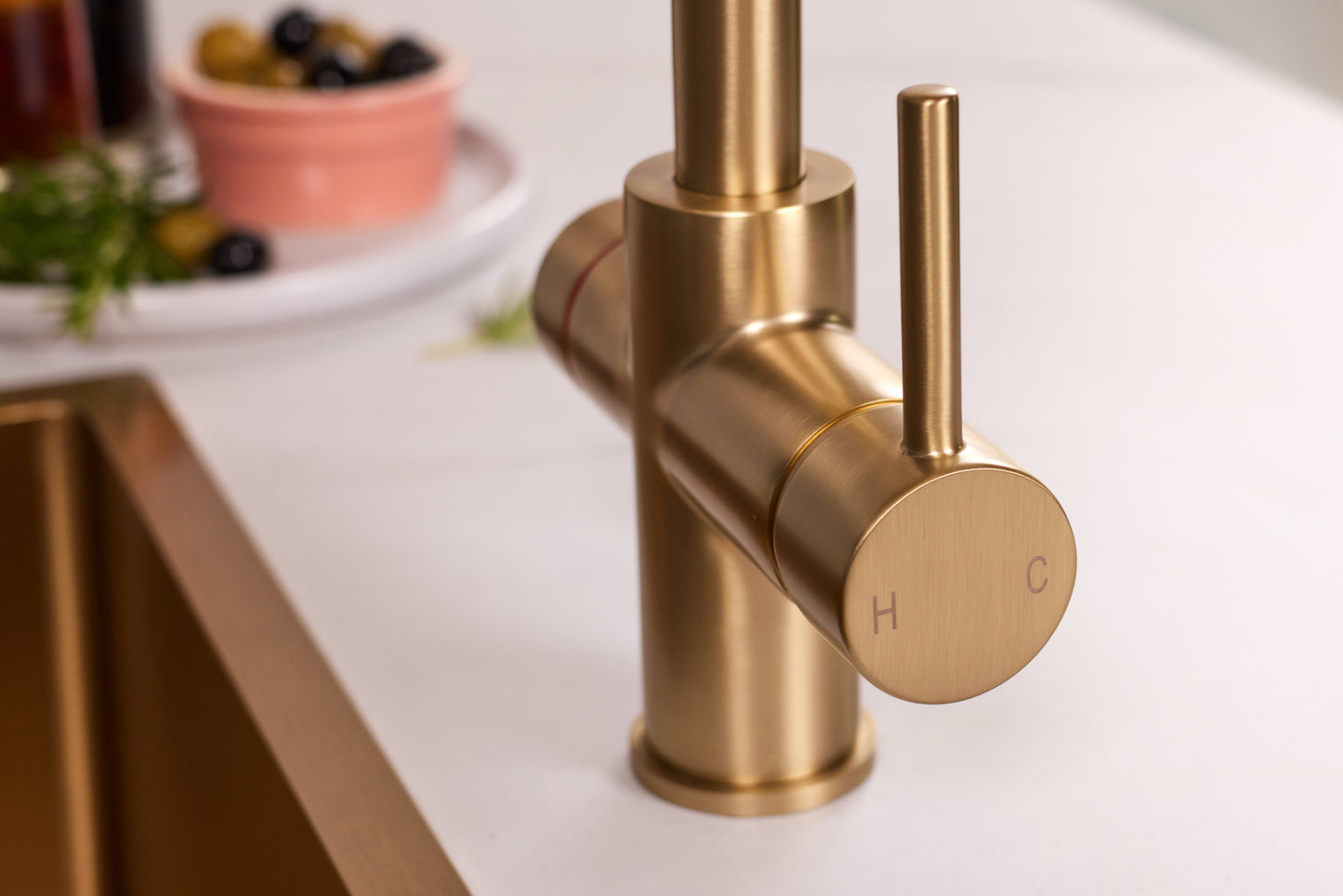 Kettle Flow 3-in-1 Instant Boiling Water Tap - Brushed Brass