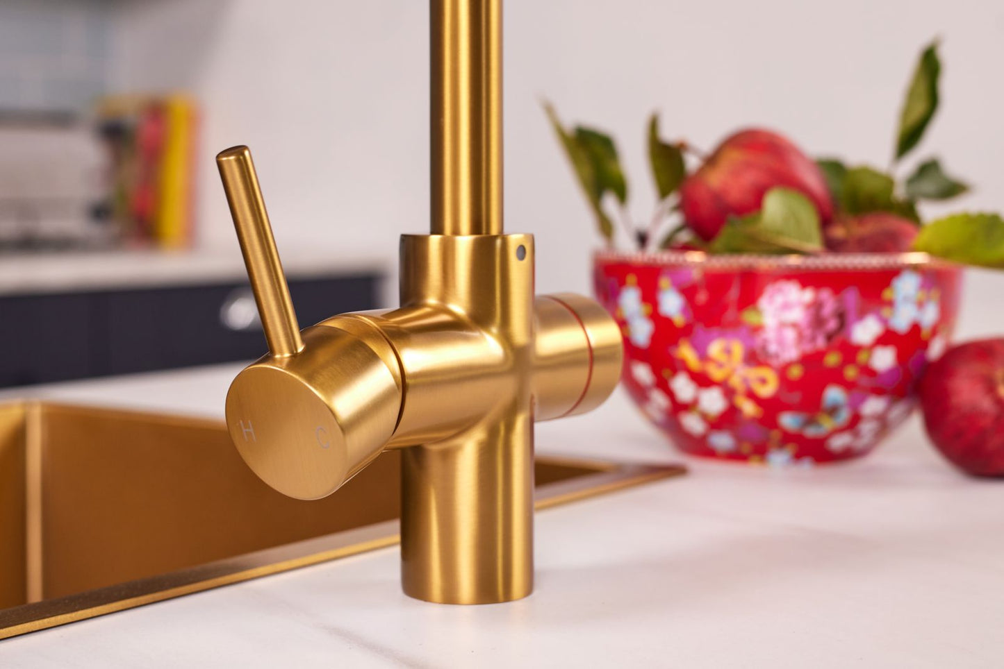 Kettle Flow 3-in-1 Instant Boiling Water Tap - Brushed Gold