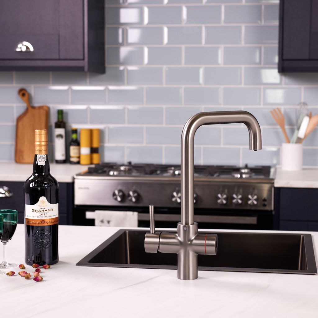 Kettle Flow 4-in-1 Boiling Water Tap – Industrial Gun Metal Finish