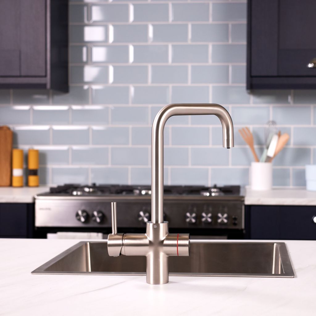 Kettle Flow 3-in-1 Instant Boiling Water Tap - Brushed Steel