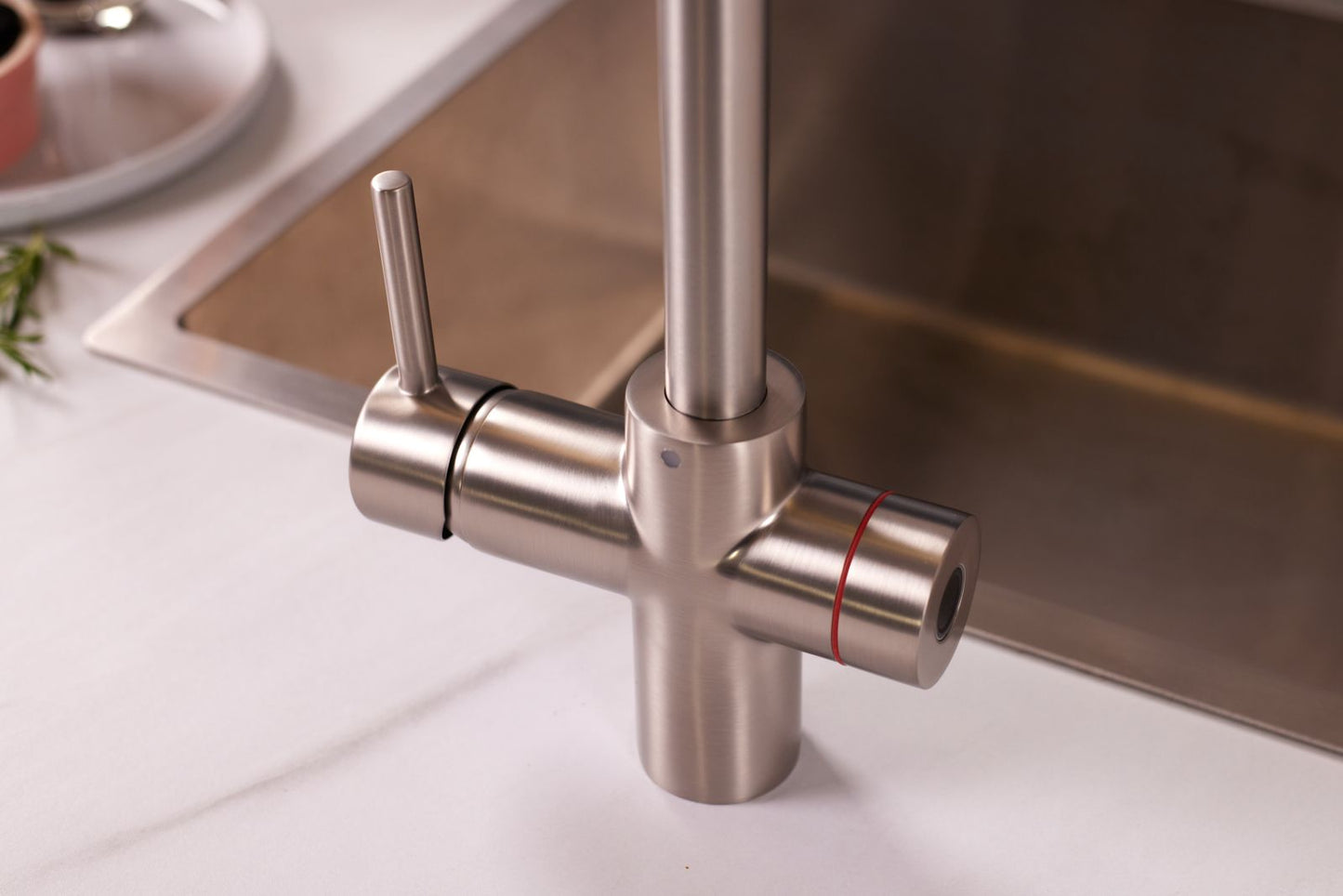 Kettle Flow 3-in-1 Instant Boiling Water Tap - Brushed Steel